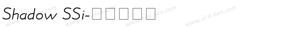 Shadow SSi字体转换